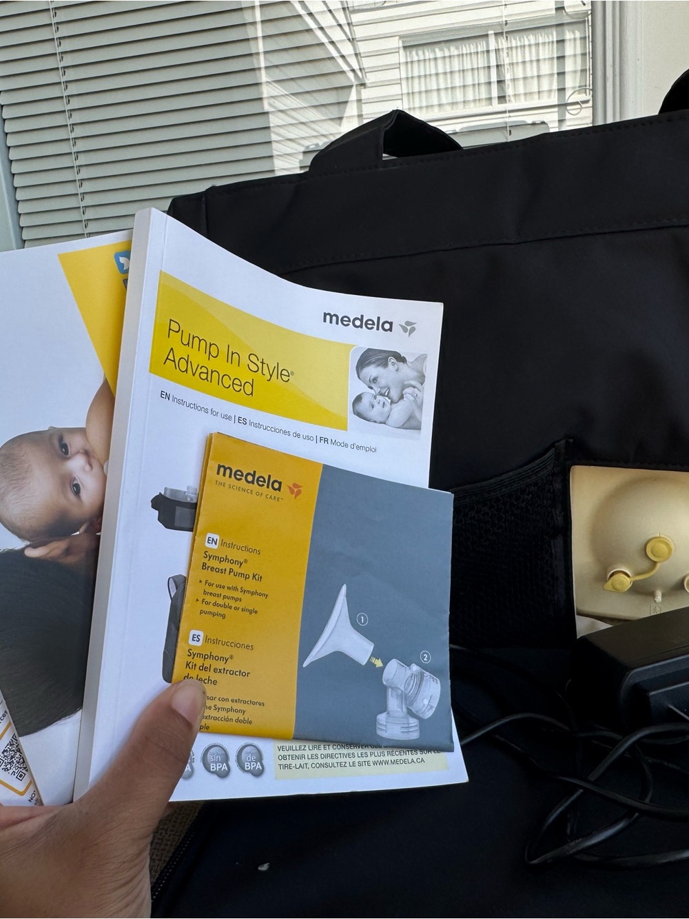 Medela Pump In Style Advanced Black with Yellow Accents